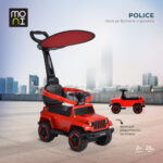 Кола за бутане с дръжка Police 219 червен - Image 2