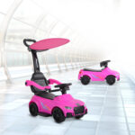 Кола за бутане с дръжка Victory 2в1 311 розов - Image 2