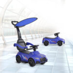 Кола за бутане с дръжка Victory 2в1 311 син - Image 2