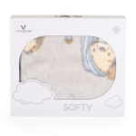Одеяло 110/140 Softy Lovely day сив - Image 2