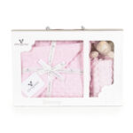 Одеяло 75/100 см с играчка Bennie розов - Image 2