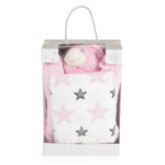 Одеяло 90/75 cm с възглавница Sleepy Bear розов - Image 2