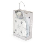 Одеяло 90/75 cm с възглавница Sleepy Bear сив - Image 4