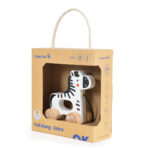Дървена играчка за дърпане Зебра TJ010 - Image 4