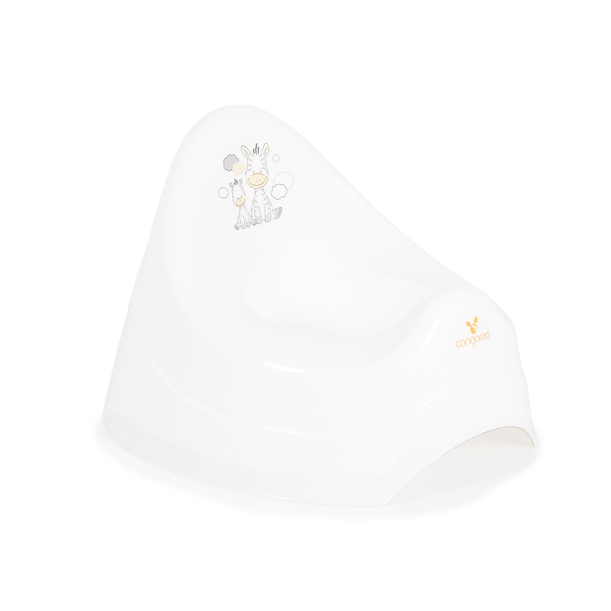 Гърне обикновено Zebra бял