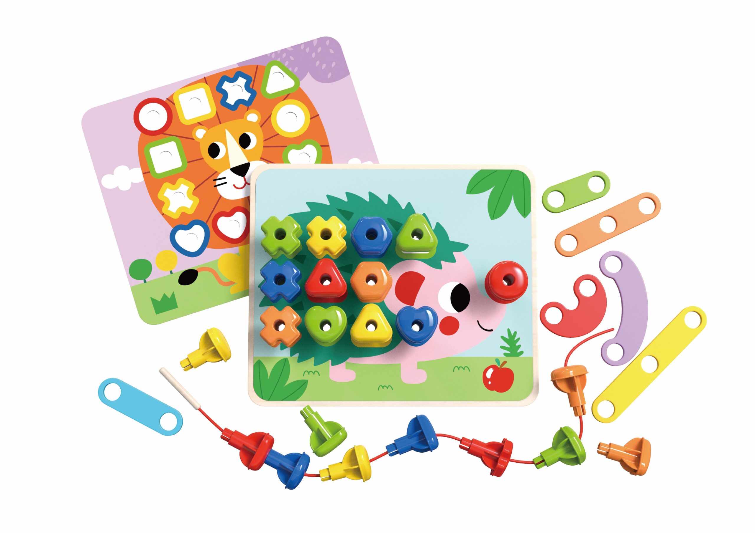 Дървена низанка Rainbow TK089