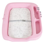 Мултифункционална маса за повиване Croco розов - Image 6