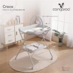 Мултифункционална маса за повиване Croco сив - Image 2