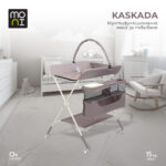 Мултифункционална маса за повиване Kaskada сив - Image 2