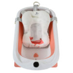 Сгъваем бебешки комплект за баня Balena розов - Image 4