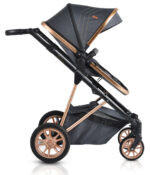 Комбинирана детска количка Midas черен - Image 3