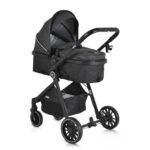 Комбинирана детска количка Rio черен - Image 4