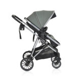 Комбинирана детска количка Kali маслиново-зелен - Image 5