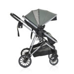 Комбинирана детска количка Kali маслиново-зелен - Image 6