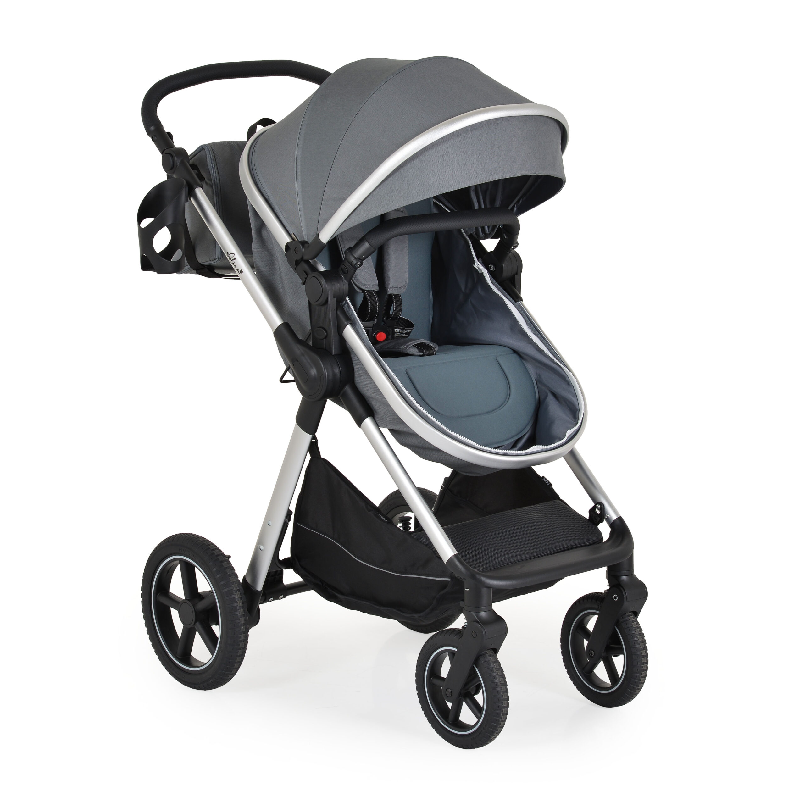 Комбинирана количка Alina Titanium-Grey