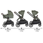 Комбинирана количка 2 в 1 Celebrity Deep-green - Image 3