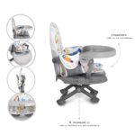 Детски повдигащ стол за хранене Kiwi-123 - Image 7