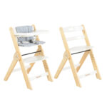 Дървен стол за хранене Caramel бял - Image 3