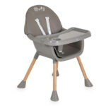 Стол за хранене Biscotti 2 в 1 сив - Image 7