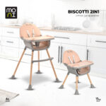 Стол за хранене Biscotti 2 в 1 розов - Image 2