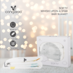 Одеяло 110/140 Softy Wish upon a star бял - Image 2