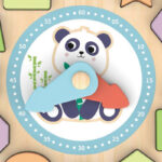 Дървен сортер 3D часовник HP078 - Image 3