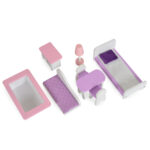 Дървена къща за кукли с обзавеждане Anna 4121 - Image 4