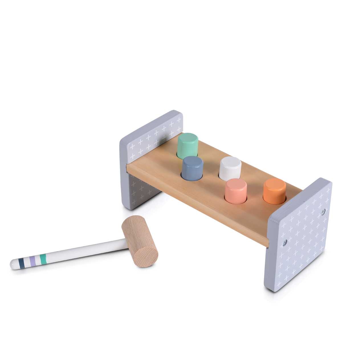 image Дървена играчка с чукче 2525 - Image 1