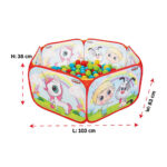 Сгъваем басейн с топки 6см (200 бр) 06413 - Image 2