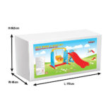 Пързалка с люлка Wavy 06141 червен - Image 2