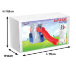 Пързалка замък 166см 07962 сив - Image 4