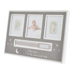 Отпечатък за ръчичка и краче с рамка за снимка - Image 5