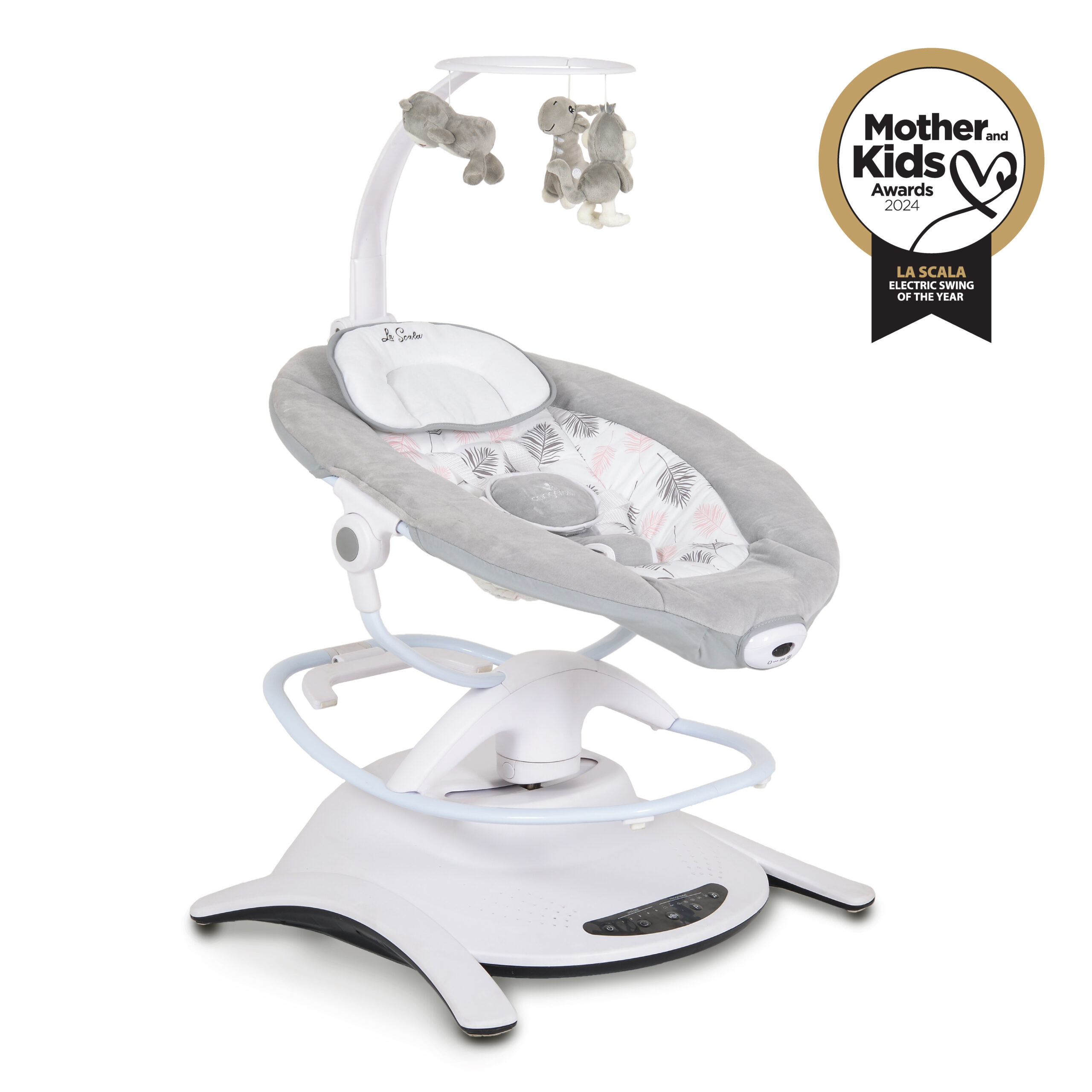 Електрическа люлка La Scala розов