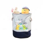 Кош за Играчки, Дрехи, Пране, Сгъваем, с Удобни Дръжки, за Детска Стая, Спалня, Дневна - Динозаври - Image 2