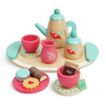 Дървен комплект за игра Време за чай, Hape - Image 2