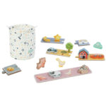 Дървена игра 2 в 1 Докосни и Намери Фермата - Image 2