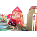 Дървен конструктор Направи си град, 115 части - Image 4