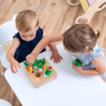 Дървена игра-сортер Морковчета - Image 3