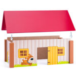 Дървен комплект Ферма с три сгради и подложка - Image 2