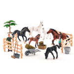 Конеферма с кончета и аксесоари, 25 части