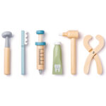 Дървен зъболекарски комплект в метално куфарче - Image 2