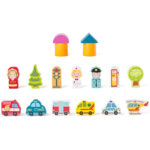 Дървен конструктор Големият град, 115 части - Image 3