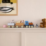 Дървено влакче с животни от фермата - Image 3