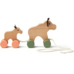 Дървена ирачка за дърпане Лосове - Image 2