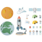 Дървена космическа площадка с ракета - Image 3