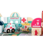 Дървен конструктор Направи си град, 115 части - Image 2