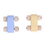 Комплект от 2 дървени колички за писта - Image 2