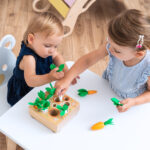 Дървена игра-сортер Морковчета - Image 4