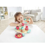 Дървен комплект за игра Време за чай, Hape - Image 5