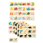 Дървена игра - пъзел Намери сянката